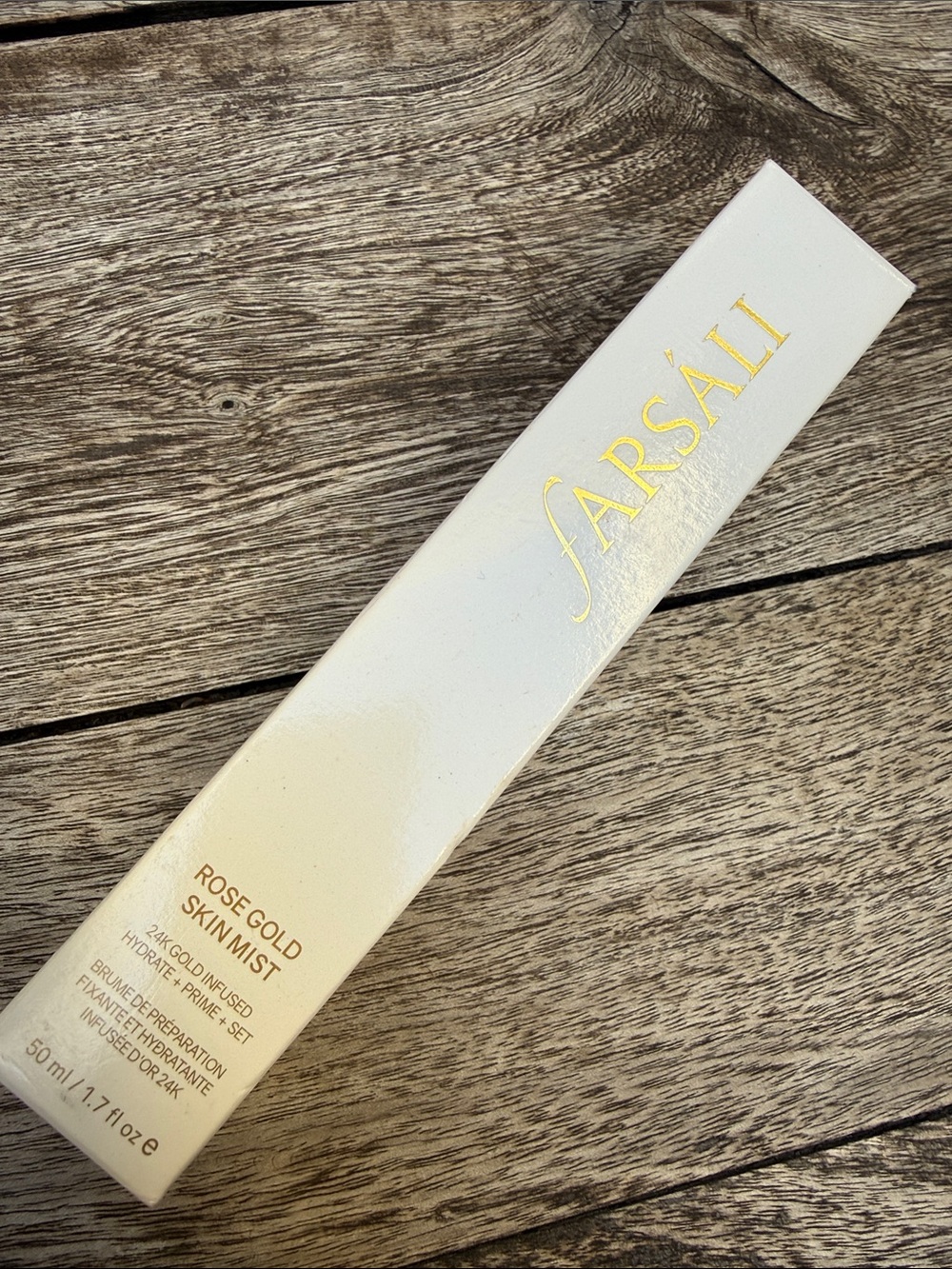 NEW Farsali Rose Gold Skin Mist - Shimmery Glow Facial Mist